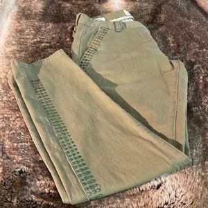 Lucky Brand Olive Chinos. Size 26/2.